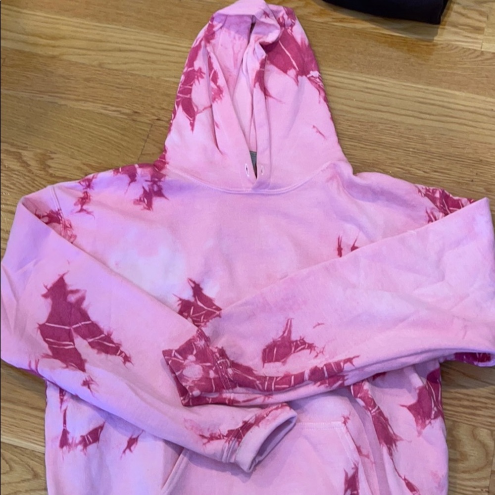 Pink Tie Dye Hoodie
